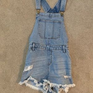 overalls, cut offs, shorts, short overalls